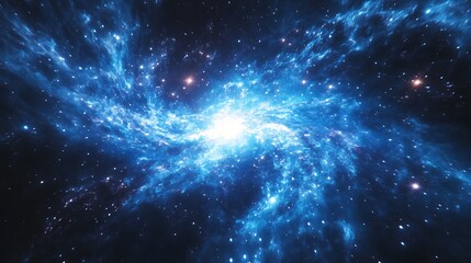 Naklejka premium Space Galaxy Night Sky With Cosmic Clouds ,Universe science astronomy. Illustration Background