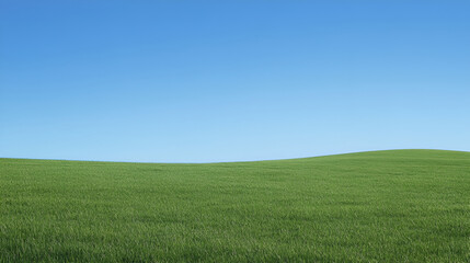 Naklejka premium field with blue sky