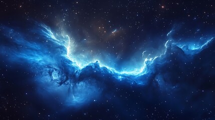 Fototapeta premium Space Galaxy Night Sky With Cosmic Clouds ,Universe science astronomy. Illustration Background
