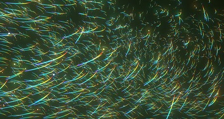Abstract  background with colorful  light streaks