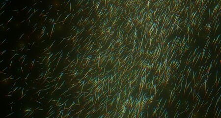 Abstract Pattern with Lines and Glowing Dots