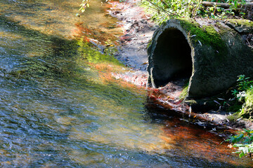 Pollution du sol. Pollution de l'eau.