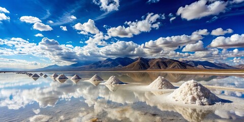 Endless expanses of pristine salt flats shimmered in the sunlight, a seemingly endless expanse of white crystals before