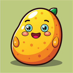 Fototapeta premium Potato clipart cartoon style vector illustration