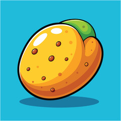 Fototapeta premium Potato clipart cartoon style vector illustration