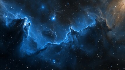 Fototapeta premium Space Galaxy Night Sky With Cosmic Clouds ,Universe science astronomy. Illustration Background
