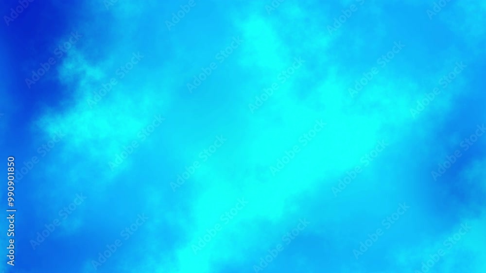 Leinwandbilder Seamless abstract psychedelic wavy background for loop playback. 4k video. Cloudy nebula background. Natural retro colors.