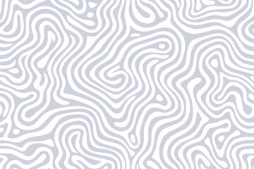A minimalist abstract pattern featuring a series of intertwining white lines on a light gray background
