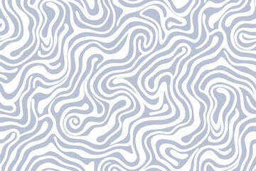 A minimalist abstract pattern featuring a series of intertwining white lines on a light gray background