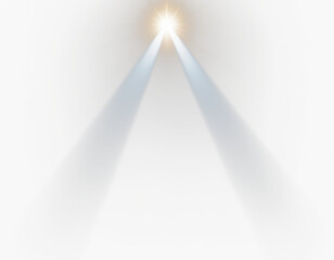 Obraz premium Focused Beam of Heavenly Light with Mystical Golden Glow