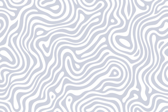 A minimalist abstract pattern featuring a series of intertwining white lines on a light gray background