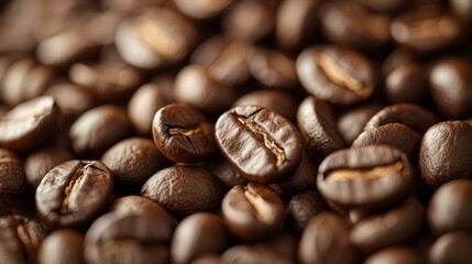 Obraz premium A close-up of a specialty coffee blend with information about its origin and flavor profile