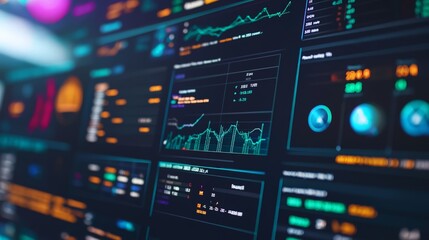A close-up of a sports analytics dashboard showing player stats, game trends, and predictive analytics