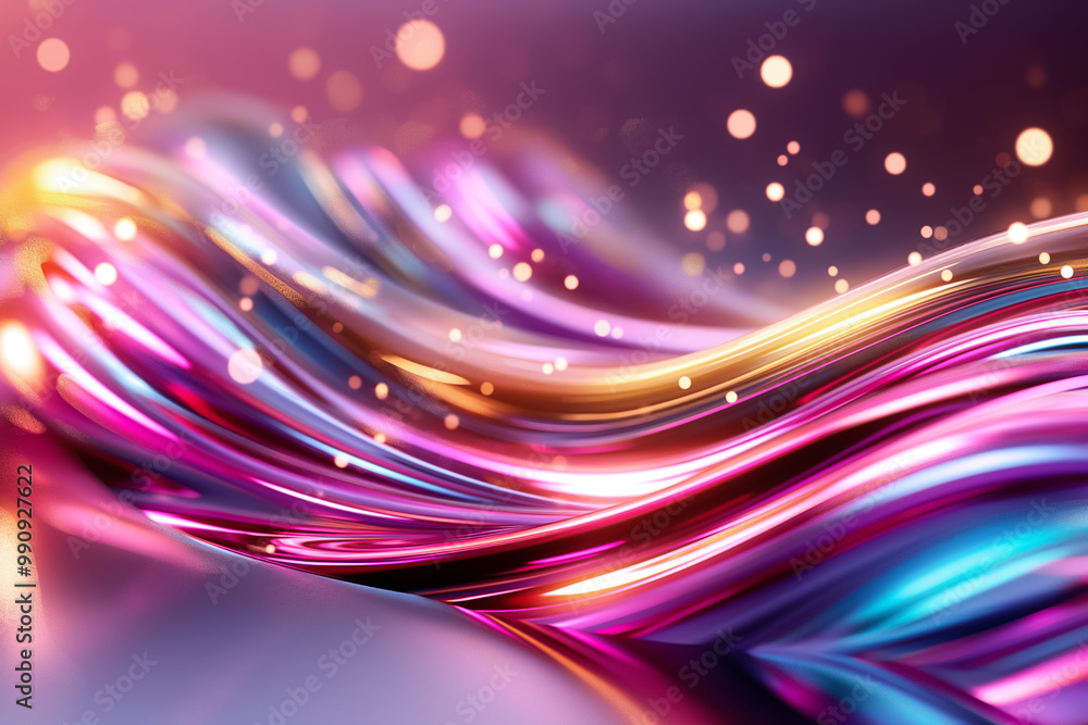 Poster a dynamic blend of swirling colors forms a captivating abstract background that exudes vibrancy and 