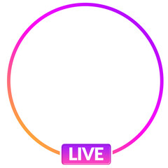 Instagram Story & Live Stream Badge Vector Set: Isolated, Customizable, and Ready to Use
