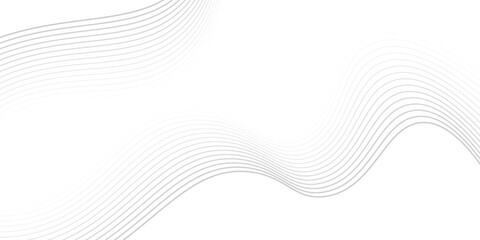 Thin wavy line abstract background. Wavy line horizontal divider outline minimalist background. Abstract black lines wave curve motion on white