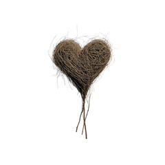 Heart Shaped Nest of Twigs