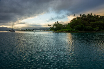 Sunset in Fiji