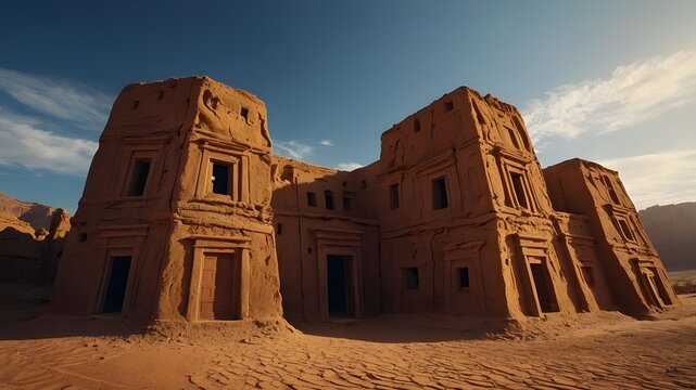 Al Ula Old Town, Ancient Mud Buildings, Northwestern Saudi Arabia