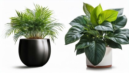 Modern indoor plant isolate on transparency background PNG