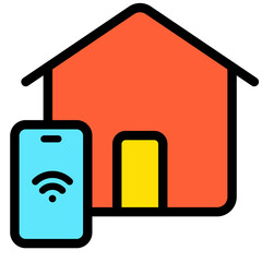 Home Service Icon, home Technology