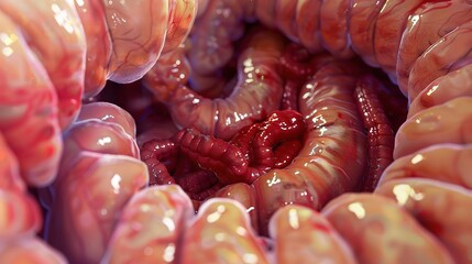 Intestinal adhesions - a digestive concern. Intestinal adhesions can cause discomfort and require medical attention. It's a condition that impacts digestion and calls for proper diagnosis and treatmen