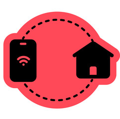 Home Service Icon, home Technology
