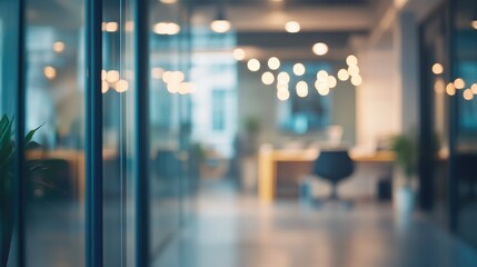 Fuzzy Perspective of a Chic Office Setting