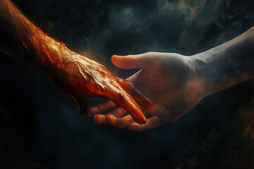  a helping hand, symbolizing assistance and support 