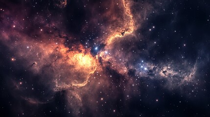 Stunning Celestial Supernova Eruption, Radiant Light Bursts and Shockwaves Expanding in the Cosmos, Space Phenomenon