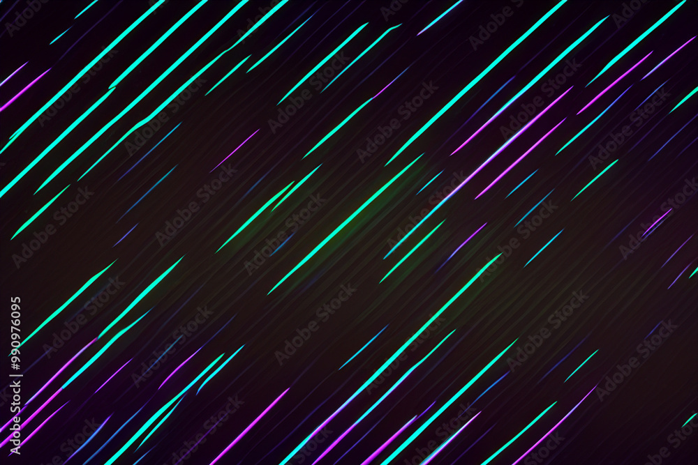 Poster abstract background with colorful diagonal lines.