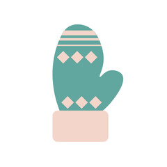 Winter Gloves Illustration