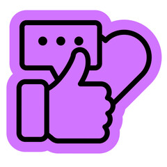 like icon, love, Hearth, Social media icon