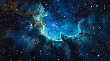 Fototapeta premium Stunning Collection of Cosmic Nebulas and Star-Filled Galaxy Backgrounds – Beautiful Night Sky and Deep Space Wonders in Vivid Colors for Creative Projects