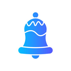 christmas bell gradient icon