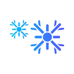 snowflake gradient icon