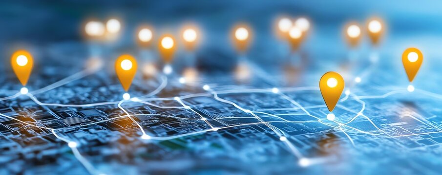 Fairness in employee relocation opportunities, with light paths equally guiding employees to new locations.