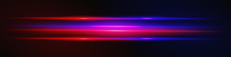 Abstract red and blue neon light streaks layered diagonally on a dark background, creating a dynamic and futuristic visual effect.