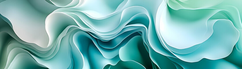 Fototapeta premium Abstract Flowing Waves Background Creates Mesmerizing Visual