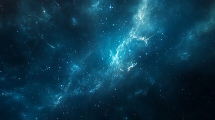 Naklejka premium Space Galaxy Night Sky With Cosmic Clouds ,Universe science astronomy. Illustration Background