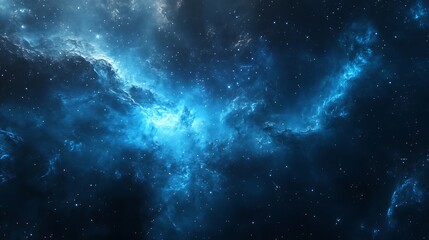Naklejka premium Space Galaxy Night Sky With Cosmic Clouds ,Universe science astronomy. Illustration Background