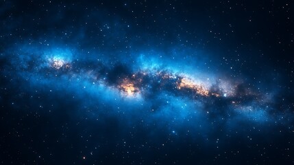 Obraz premium Space Galaxy Night Sky With Cosmic Clouds ,Universe science astronomy. Illustration Background