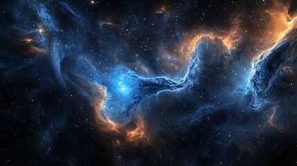 Obraz premium Space Galaxy Night Sky With Cosmic Clouds ,Universe science astronomy. Illustration Background