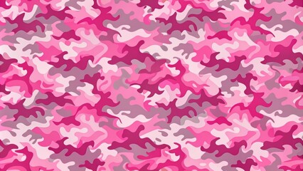 Fototapeta premium Pink camouflage pattern with a mix of pink, white, and hints of grey for a stylish and feminine look, pink, camouflage