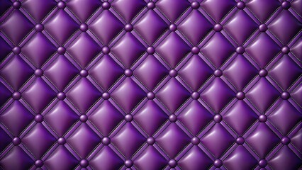 Obraz premium Quilted purple leather pattern with a luxurious render, quilted, purple, leather, pattern, texture, background, design