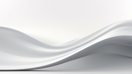 Obraz premium Abstract White Fabric Drape, Minimalist, Clean, and Modern Design
