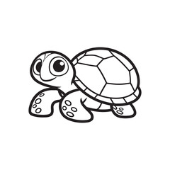 Playful Baby Alligators and Turtle - Adorable Vector Illustration.