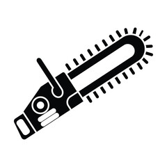 Electric saw icon vector on white background