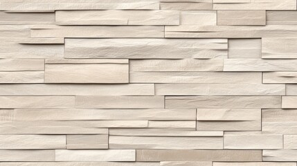 Fototapeta premium This close-up captures the intricate details of a beige limestone wall, highlighting the unique shapes and textures of the rocky surface under natural light SEAMLESS PATTERN