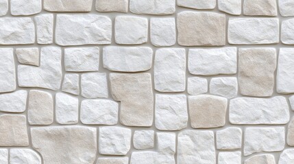 This close-up captures the intricate details of a beige limestone wall, highlighting the unique shapes and textures of the rocky surface under natural light SEAMLESS PATTERN